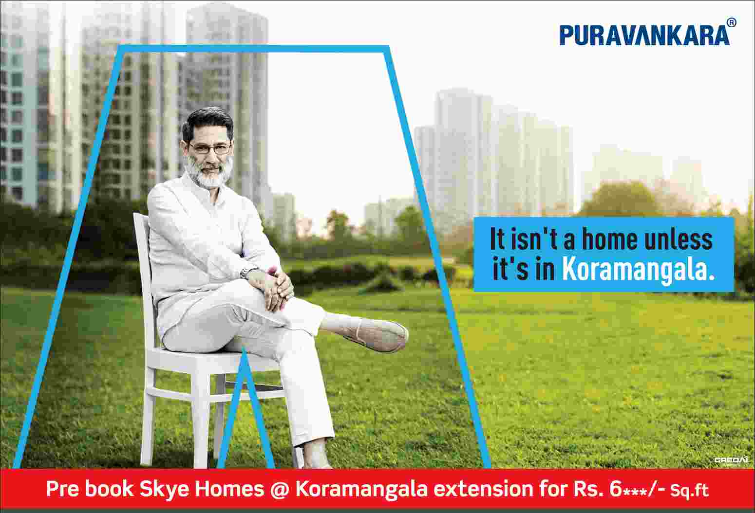 Pre-book your abode at Purva Skye Homes in Bangalore